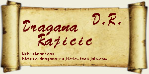 Dragana Rajičić vizit kartica